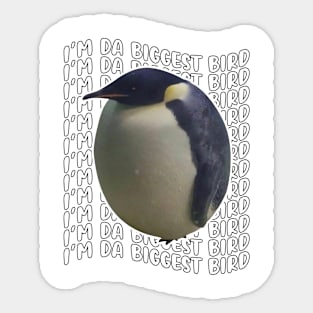 Funny I'm Da Biggest Bird Sticker